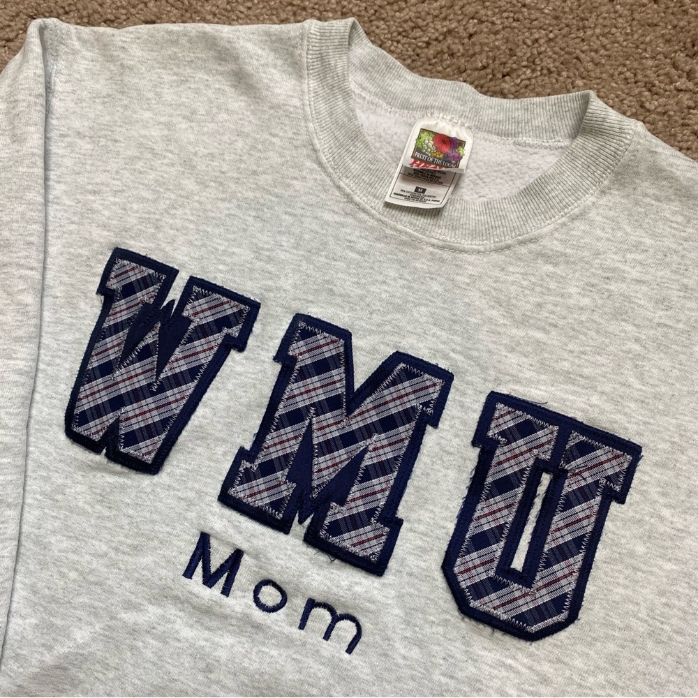 Vintage WMU University Mom Crewneck Sweatshirt